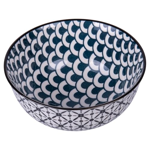 Ciotola in gres 280 ml, doppio decoro, Confusion