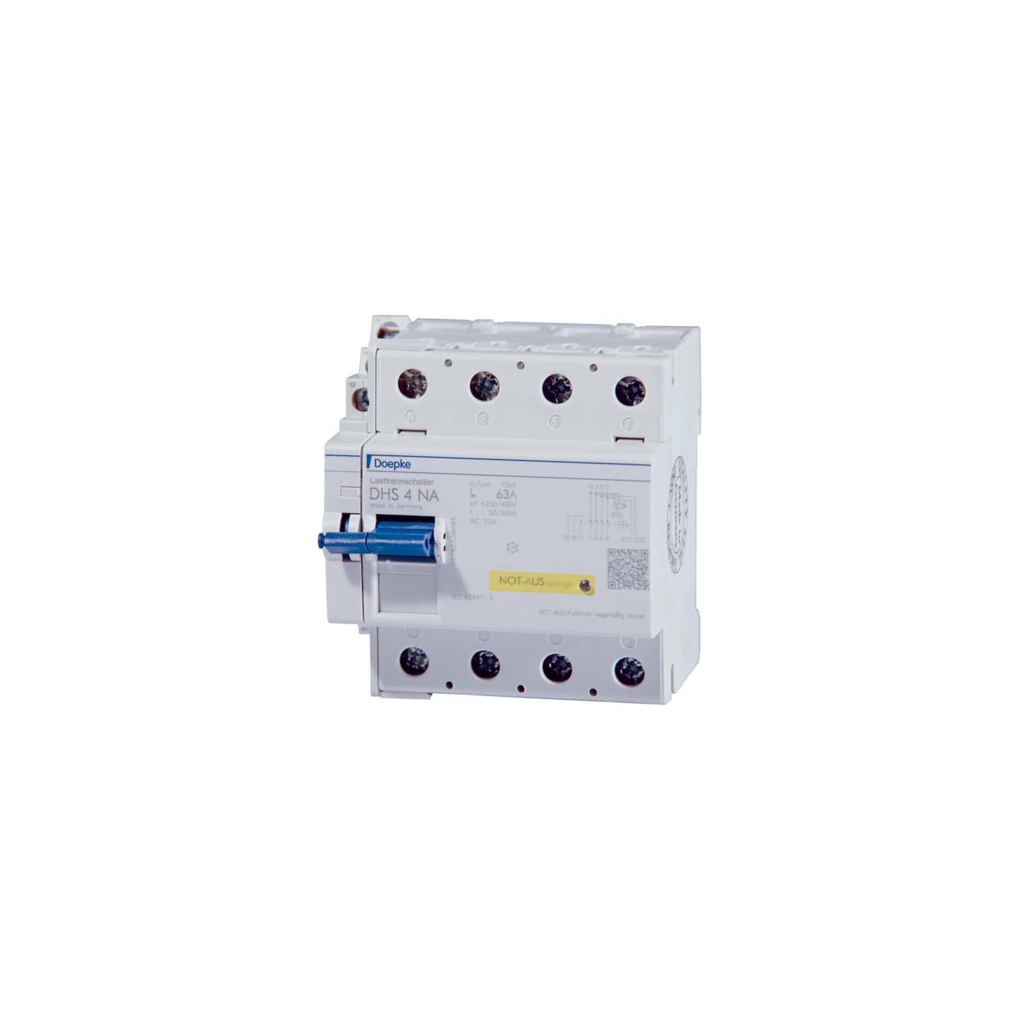 DOEPKE DHS4-063NA Interrupteur sectionneur de charge avec arrêt d'urgence