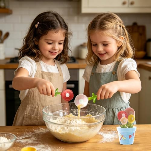 Cucharas medidoras de cerámica para harina condimentos ingredientes secos 3