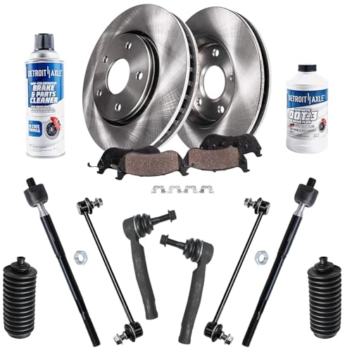 Image of Detroit Axle - Front Brake Kit for 2004-2009 Toyota Prius