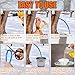 13Pcs Maple Syrup Tree Tapping Kit Include 7 Stainless Steel Maple Taps,22.9ft Maple Syrup Tubing,3 Maple Sap Filter,1 Cleaning Brush,1 Maple Tap Drill Bit for Maple Syrup Collection Supplies