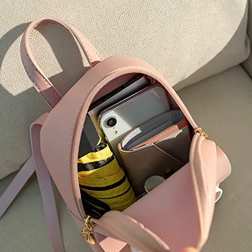 Image of NUWA Mini Backpack Purse for Women Small Backpack for Teen Girl Gifts Trendy Stuff Cell Phone Purse Crossbody Wallet Lightweight Pouch Bag (Pink9)