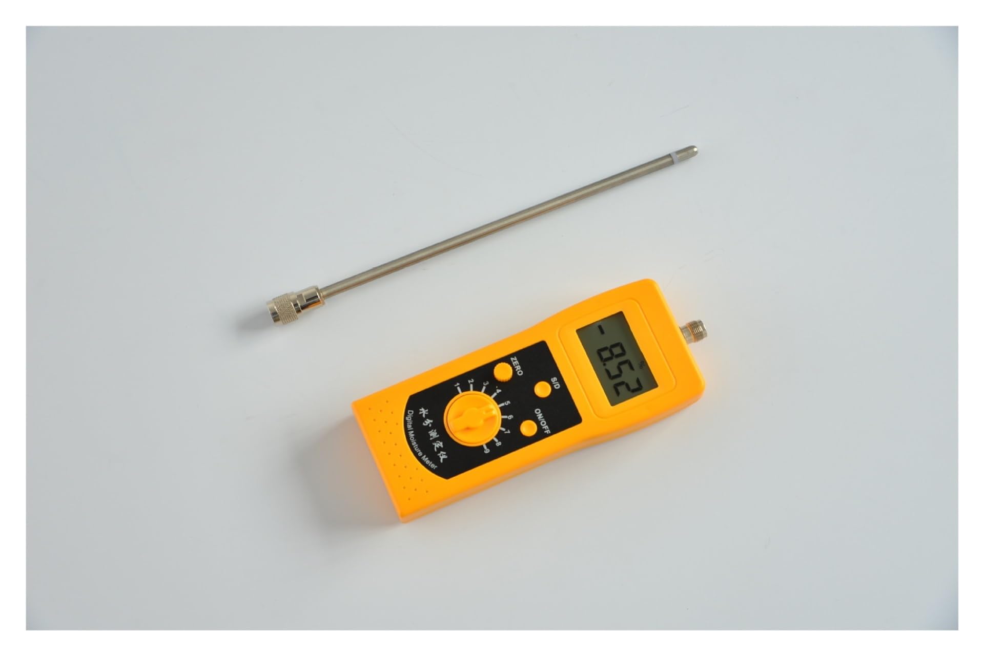 Medidor de humedad, detector de humedad, probador de contenido de humedad de partículas de plástico para mediciones precisas del suelo y la madera, ideal para proyectos de jardinería y construcción