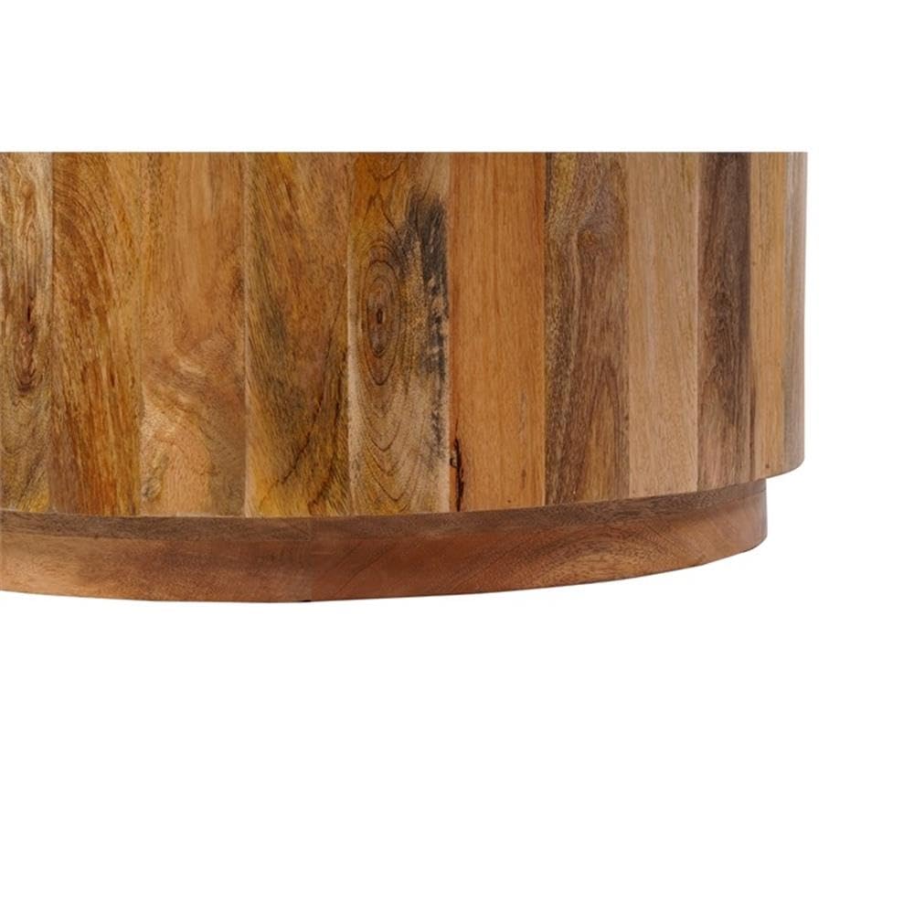 Best Mango Wood Coffee Table Picks for 2026 2 Carolina Chair & Table Carolina Classic Krissa 30' Round Mango Wood Coffee Table — product photo