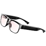 Camera Glasses Smart Video Glasses with Camera Wearable Sports Eye Glasses Outdoor Recording Motorcycle Riding Hiking Built-in 32G Memory