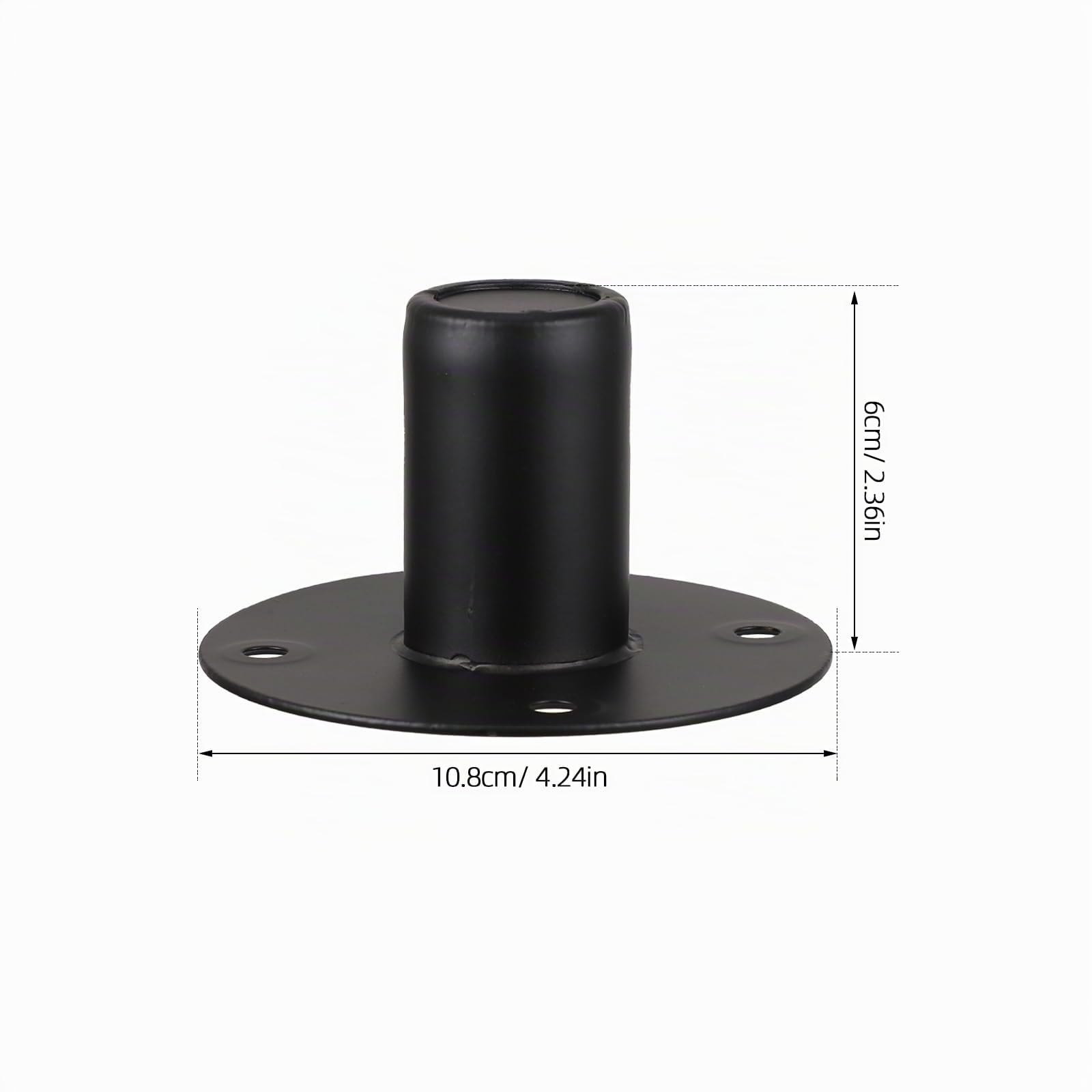 Gatuida 4pezzi Supporto Per Altoparlanti Ferro Base Stabile Per Performance Su Palco e Eventi Resistente e Pratico Per Home Theater e Bar Sportivi