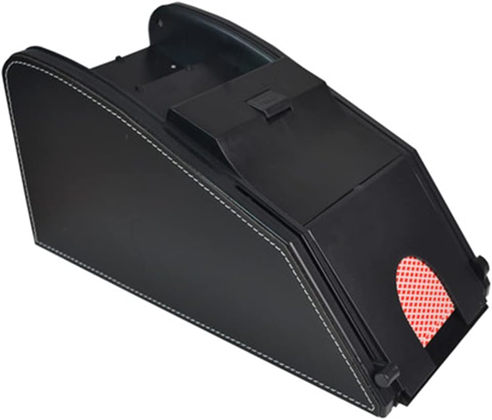 HJJ 2 in 1 Battery Operated Electric Card Shuffler 1 2 Decks Automatic Poker Shuffle Equipment for Home and Tournament Classic Blackjack Rummy Trading