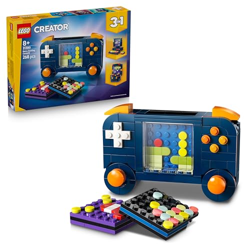LEGO Creator 3 in 1 Console di Gioco Retrò - Giocattolo Trasformabile in Cabinato Arcade o Computer con Tastiera e Mouse - Idea Regalo per Gamer, Bambini e Bambine da 8 Anni in su - 31380