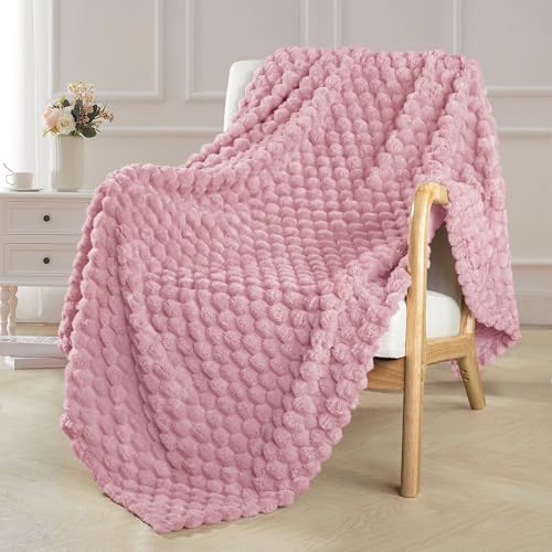 Exclusivo Mezcla Extra Large Fleece Throw Blanket for Couch, 50x70...
