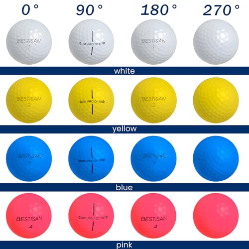 Golf Balls for Men Women, Long Distance & Low Spin & Low Trajectory for Straighter Shots, Golf Training Aid Gift for Dad Husband - Image 4