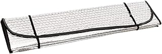 Uv protective curtain for front glass and sun shade for car window - silver