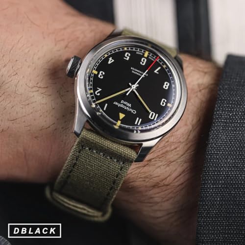 Image of DBLACK ''ENMA'' Nylon Quick Release Watch Strap, Boxy Design, Matte Finish, Nylon Watch Band / / For 20mm, 22mm, or 24mm Watch Belt (Choose Your Size & Color)