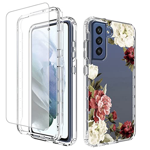 Coque pour Galaxy S21 FE 5G motif fleur idéale pour sublimer votre style