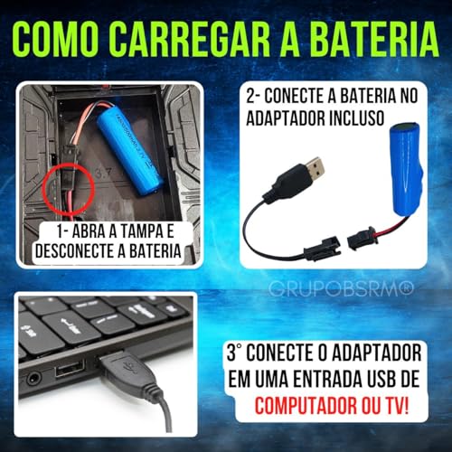 Carrinho de controle remoto tamanho grande bateria recarregavel 7 Funções brinquedo menino 3 anos pr