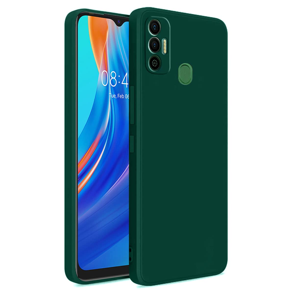 Tecno Spark 7/7T Silicone Case - Blue -9