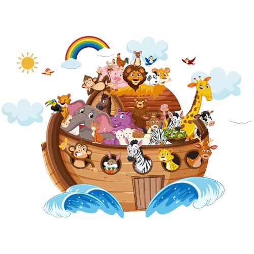 AmazingSpark Noahs Ark Stickers Decals Decoration...