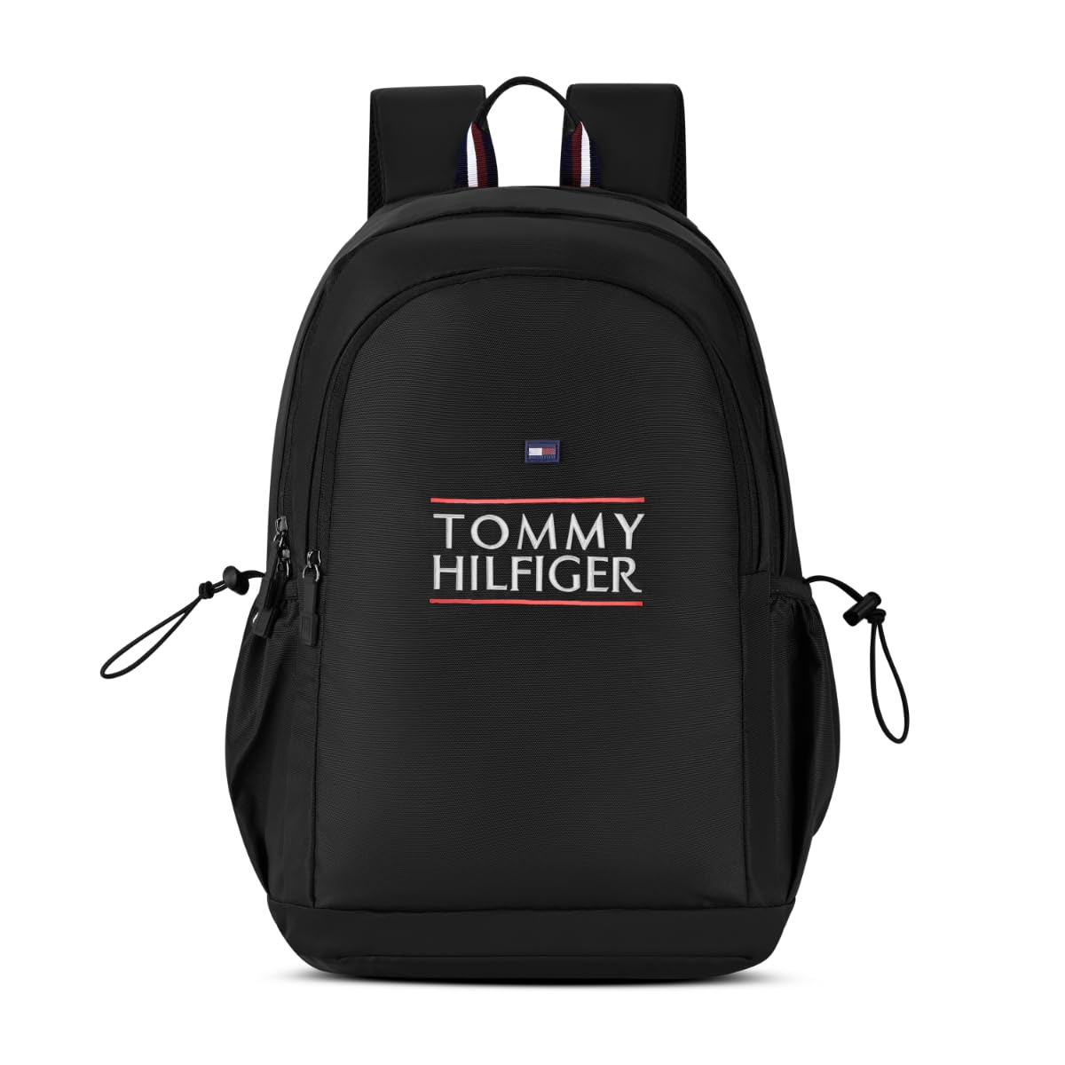 Student School Bag & University Backpack Coral | Durable Water-Resistant Polyester with Premium Embroidery | Multi-Utility Organiser & Rain Cover | 33L Capacity-image-36