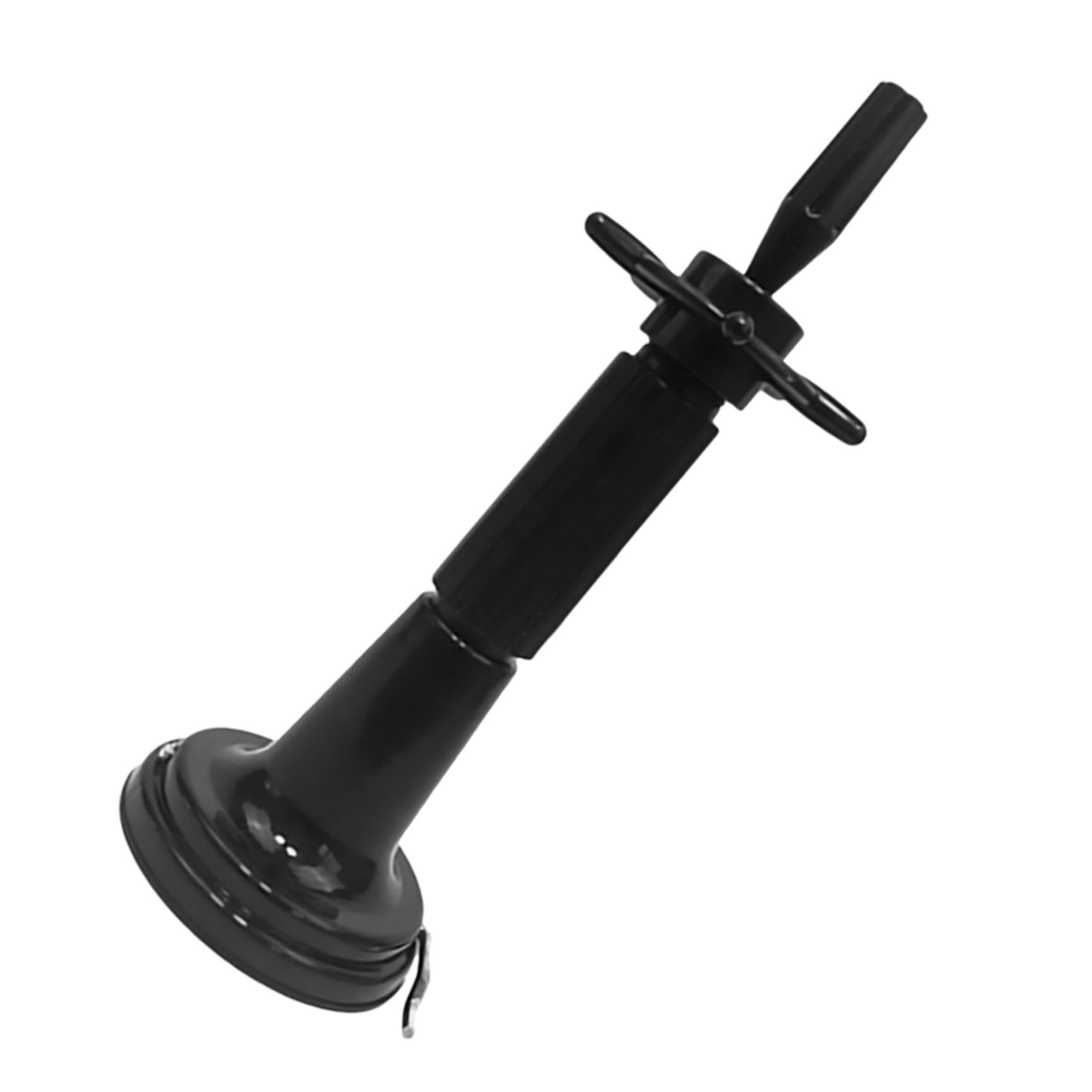 MAGICLULU Supporto per Testina Manichino in Plastica Nero con Ventosa, Design Flessibile per Cosmetologico e Saloni di Bellezza
