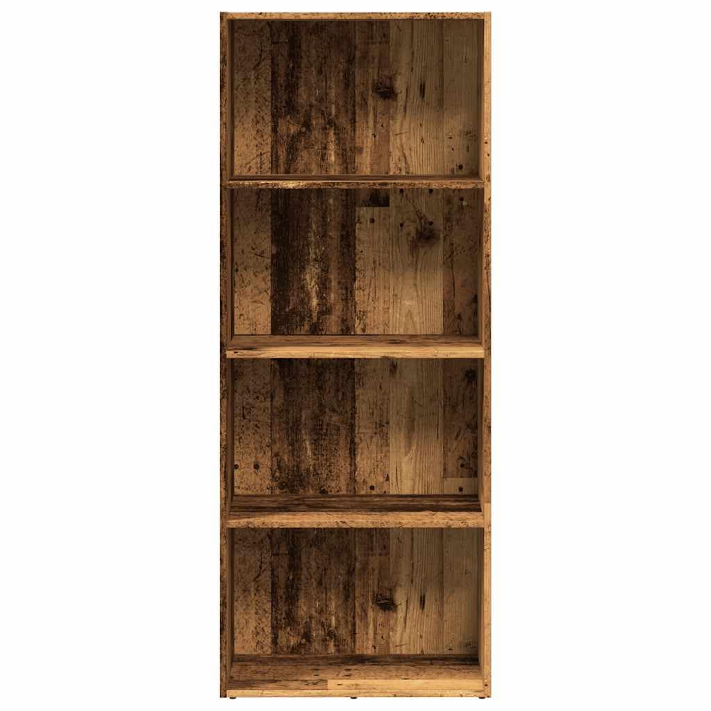 Bücherregal offene Fächer 60x30x152 cm aus Holzwerkstoff, vielseitig einsetzbar im Wohnzimmer, Schlafzimmer oder Flur, pflegeleicht mit feuchten Tuch, bietet Stauraum für Bücher,