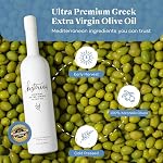 Kosterina - Huile d'olive extra vierge originale, à pression froide grecque EVOO, Fait à partir de 100% Pure récolte précoce des olives Koroneiki, Superalimentation naturelle, Polyphénol riche, haute antioxydants (16.9 oz)