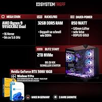 SYSTEMTREFF High-End Gaming PC - AMD Ryzen 9 9950X3D2 Dual - RTX 5080 16GB – Ansicht 2