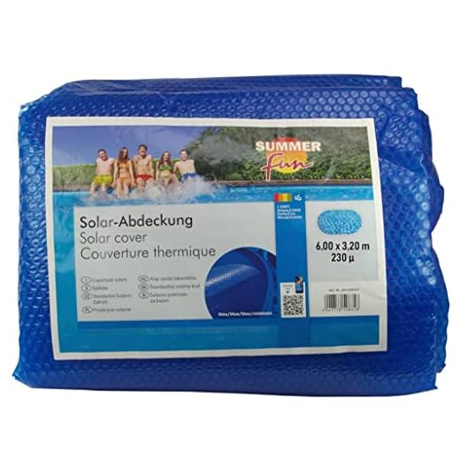 Summer Fun Cubierta Solar Para Piscina Ovalada Pe Azul 600X320 Cm Protectora