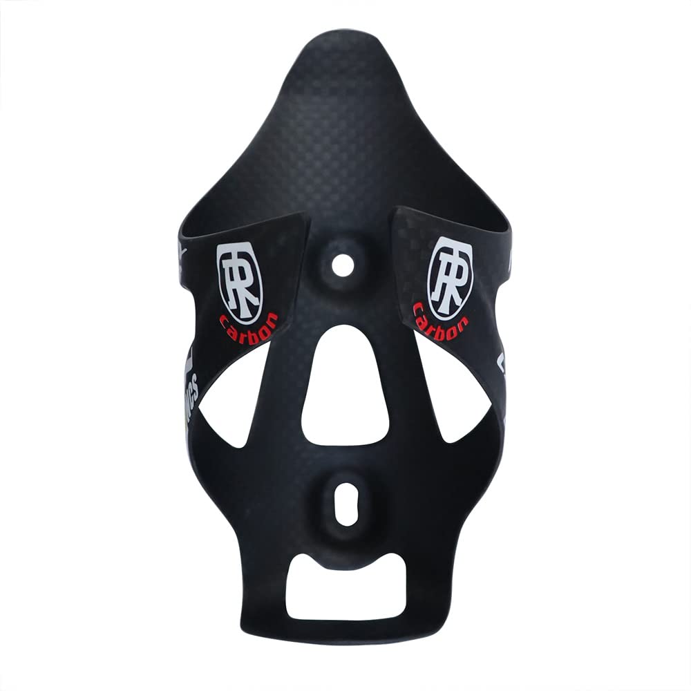 GeträNkehalter Fahrrad Leichter Fahrradflaschenhalter Full 3K Carbon Rennrad Wasserflasche Käfighalterung Mtb Radfahren Wassertaler Halter Fahrradzubehör Fahrrad Flaschenhalter(2pcs no logo matte)