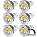 Produktbild MENGS® 6 Stück Dimmbar GU10 COB LED Rampenlicht Lampe 5W Warmweiß 3000K AC 220-240V Mit Aluminium Mantel