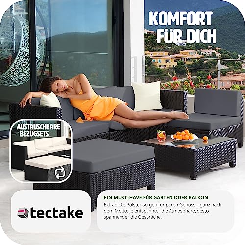 Moderne Gartenmöbel Bequeme Sitzlounge mit passendem Gartentisch