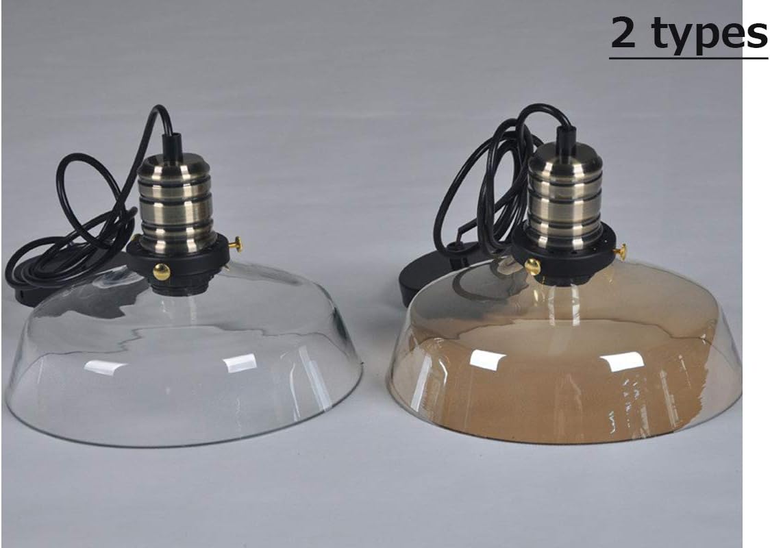 L-Type Track Lighting Pendants Restaurant Chandelier Dome Brown Glass Lampshade with Bronze E26 Socket Lightolier Compatible Track Light Industrial Customizable Hallway Gallery,1 Light