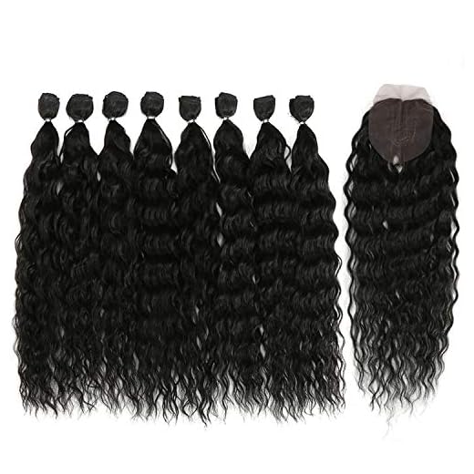 DÉBUT Synthetic Hair Bundles with Closure