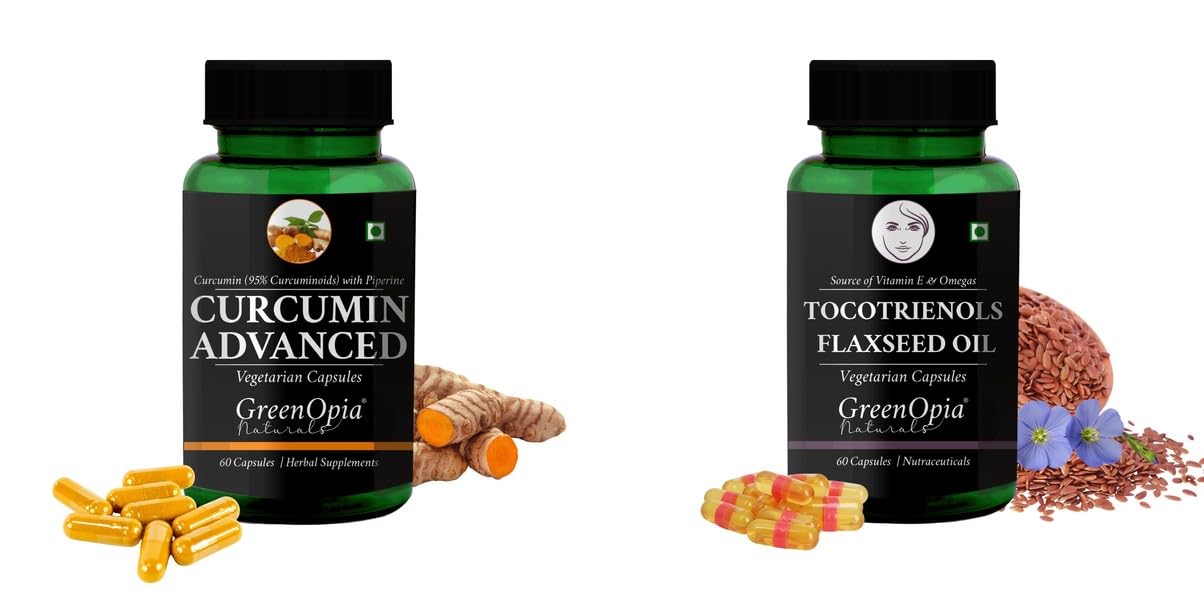Curcumin C3 Piperine Tocotrienols Flaxseed Oil Wellness Daily Vitality 60 CAPSULES-image-11