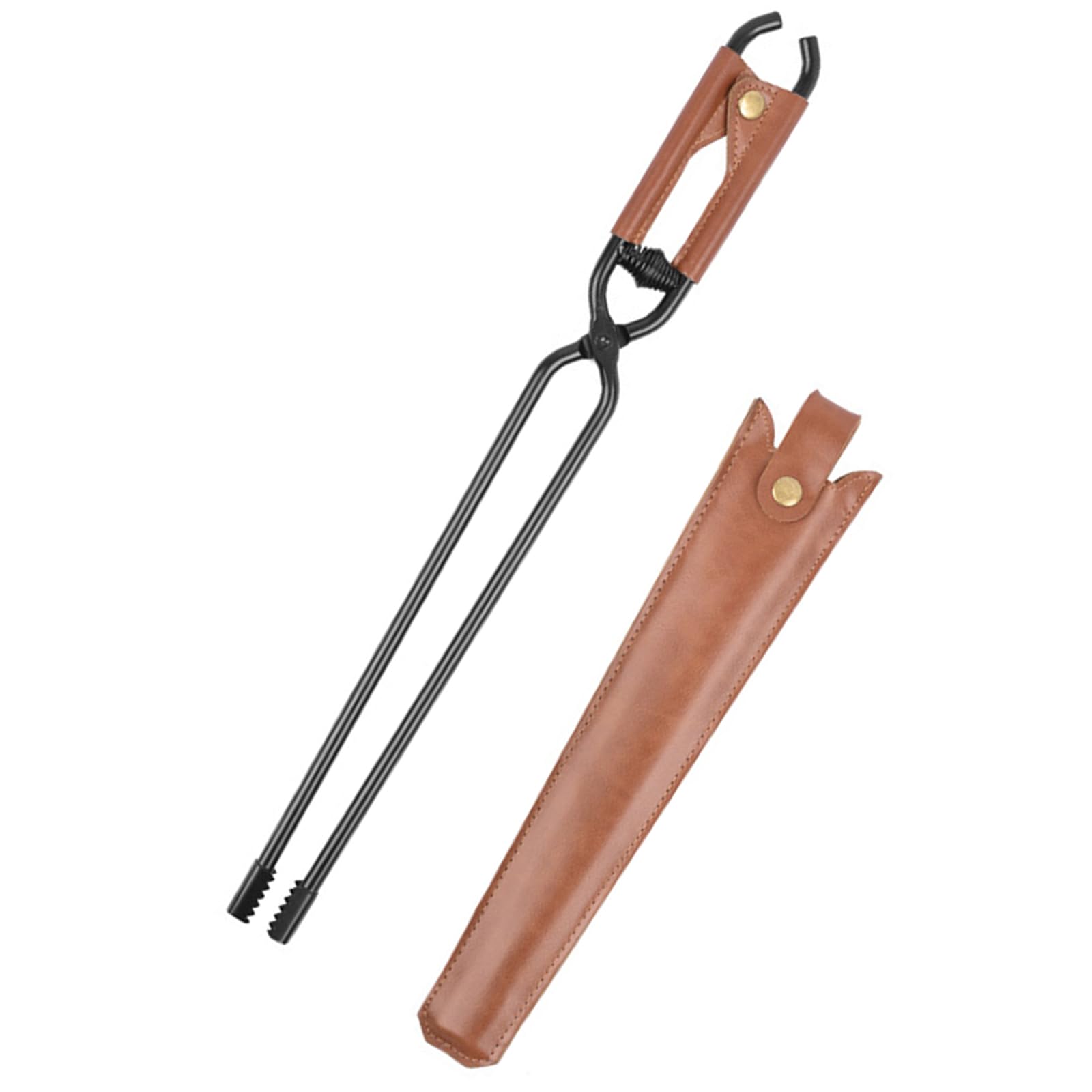 Carbon Steel Charcoal Tongs Outdoor Picnics Camping Charcoal Clip Fireplaces Clamps Metal Camping Barbecue Tongs Enduring