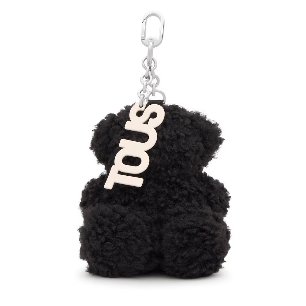 TOUS Llavero negro Bold Bear Fleece