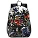 Mochila 3D mochila escolar Transformers Optimus Prime Adecuado para: estudiantes de primaria y secundaria, la mejor opción para viajes al aire libre Tamaño: 45x30x15 cm / 17 pulgadas Mochilas peque