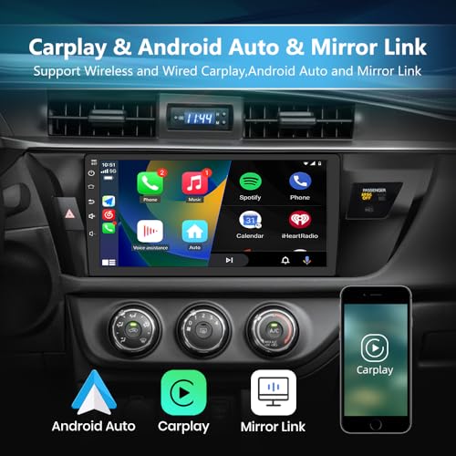 Android 13 Radio para Carro Toyota Corolla 2014-2016 Bluetooth miniatura 3