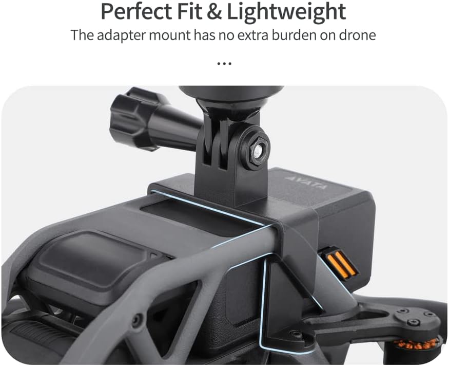 Miniatura 6 de BTG DJI Avata Accesorios Soporte de montaje de cámara de acción para Pocket 3Action 5 Pro 4 3Insta360 Go 3 3S X5 X4Adaptador de montaje de luz