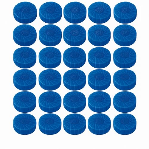 EXTRAKLEAN Automatic Toilet Bowl Cleaner Tablets, Long-Lasting Blue Toilet Tank Freshener, 30 Pack