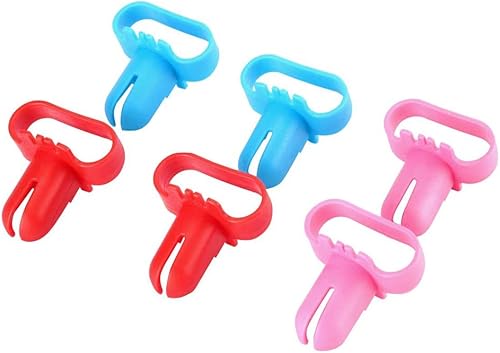BinaryABC Dispositivo de herramienta de atar globos, herramienta de nudo de globos, 6 piezas (color al azar)