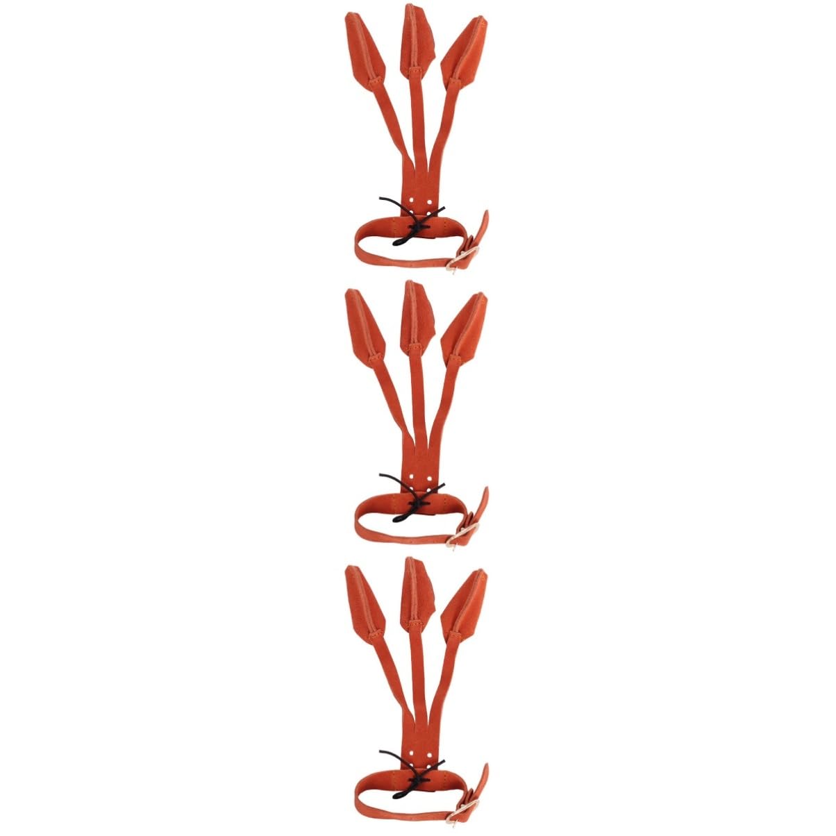 BESPORTBLE 3pcs Archery Glove Finger Tab Protective Guard Hand Gear Archery Protection