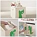 SONGMICS Aufbewahrungsbox, 3er Set, Aufbewahrungskorb, Spielzeugaufbewahrung, Stoffboxen, 30 x 30 x 30 cm, faltbar, mit Griffen, Schlafzimmer, Spielzimmer, Dinosaurier-Motive, beige RFB704W03