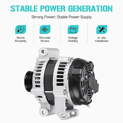 Image of New Alternator 2.2L 2.4L Fit for Chevrolet Cobalt 2006 2007, for Hhr 2006 2007, Fit for Pontiac G5 2007, Fit for Pursuit 2.2L 2.4L 2006