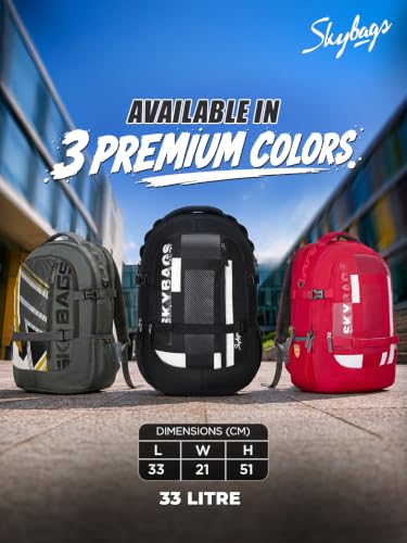 Image of Skybags Cipher 32L Laptop Backpack (Upto 16 inch), 3 Compartments