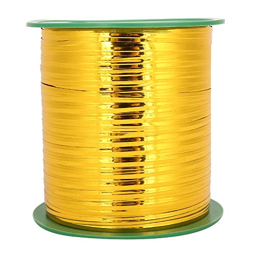 HERCHR Twist Ties for Treat Bags 400 Yards, Party Cake Ties, Candies Bag Baking Packaging Gift Box Flower Twist Ties(Gold)