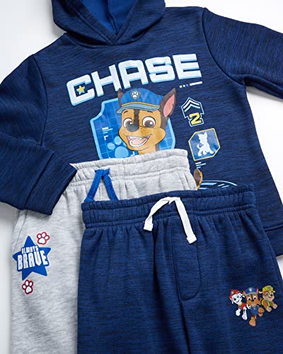 Nickelodeon Boy's Paw Patrol Jogger Set - 3 Piece Hoodie and Sweatpants Set, Size 7, Paw Patrol/Lig
