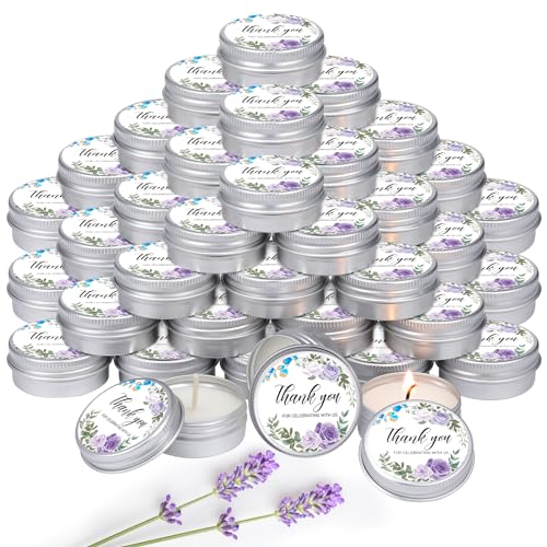 MTLEE 50 Pcs Wedding Candles Gift Wedding Favors for Guests ...