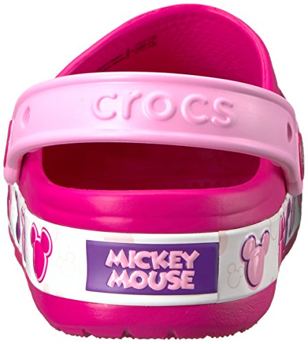 Sandália Crocs Lights Mickey Kids, Criança Unissex, Candy Rosa, 34