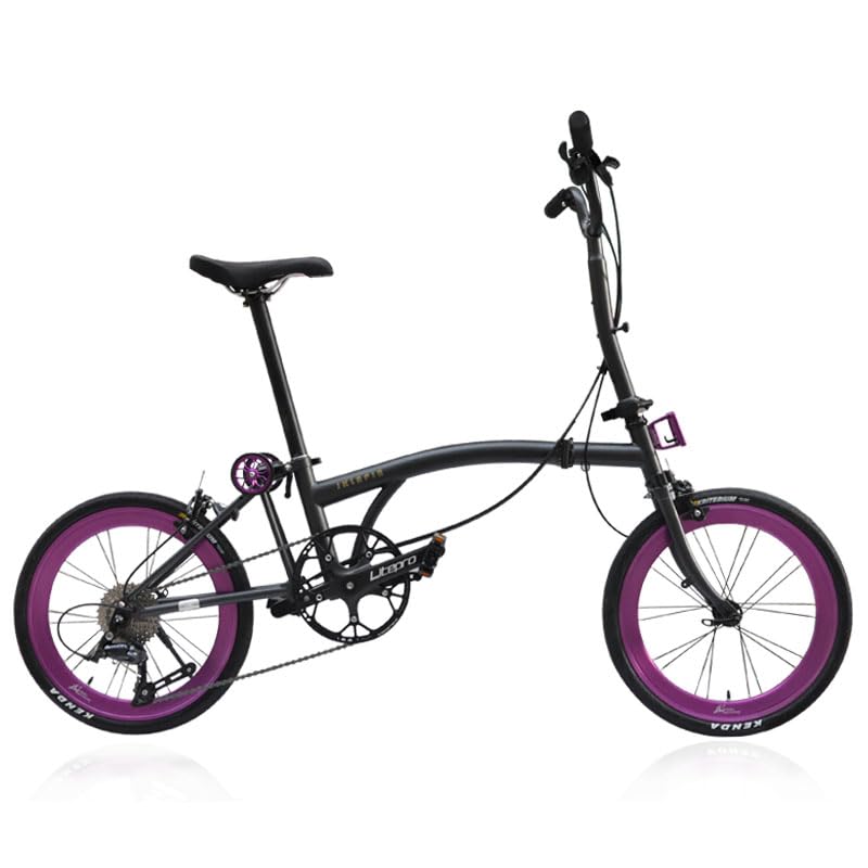 Amazon | JKlapin 折りたたみ自転車 20インチ 3段折りたたみ式