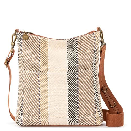 Sakroots Lucia Crossbody, Tobacco Batik World Woven2