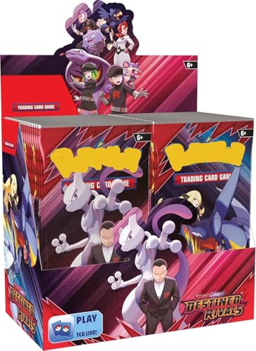 Image of Pokemoon TCG 50 Cardds Bundle | 5 Packs of 10 Random Collectible Trading Cardds | Surprise Cardd Set for Kids & Collectors (Destined Rivals 5 Pack 50 Cards)